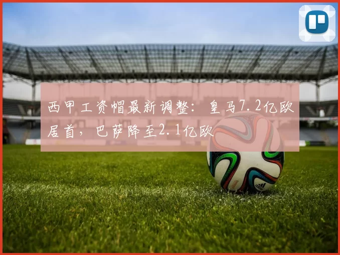 西甲工资帽最新调整：皇马7.2亿欧居首，巴萨降至2.1亿欧